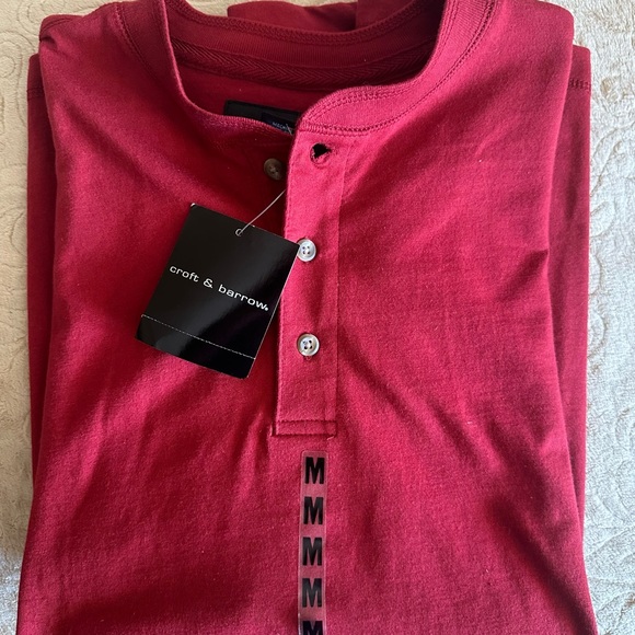 NEW MEN’S CASUAL SHIRTS LOT OF 2 Boca Classics & Croft & Barrow SS Cotton SZ M - Picture 3 of 16